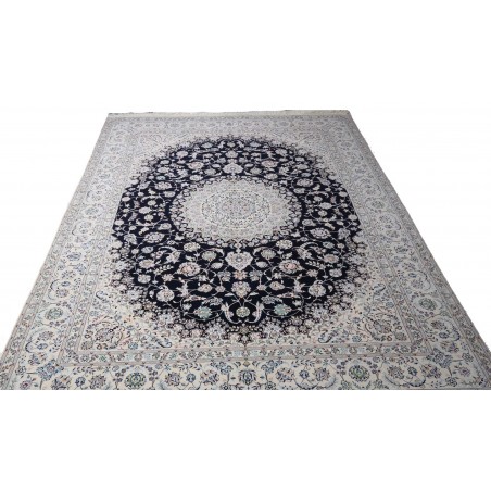 Tappeto Nain 6La Persia beige blu 300x411