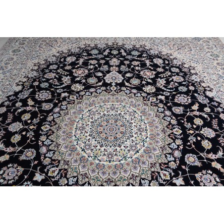 Tappeto Nain 6La Persia beige blu 300x411