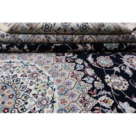 Tappeto Nain 6La Persia beige blu 300x411