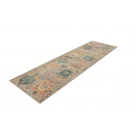 Tappeto Tribal Pakistan marrone grigio 80x278