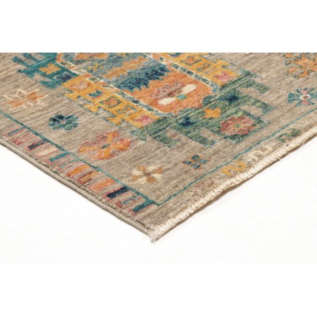 Tappeto Tribal Pakistan marrone grigio 80x278