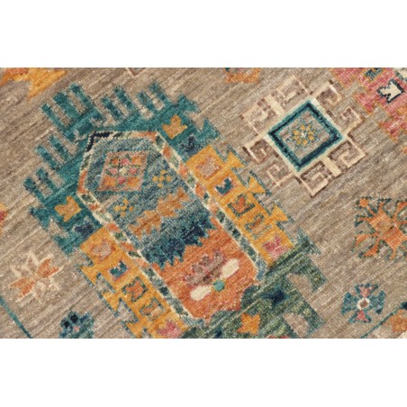 Tappeto Tribal Pakistan marrone grigio 80x278