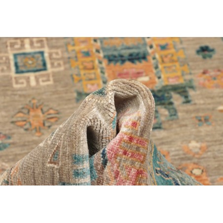 Tappeto Tribal Pakistan marrone grigio 80x278
