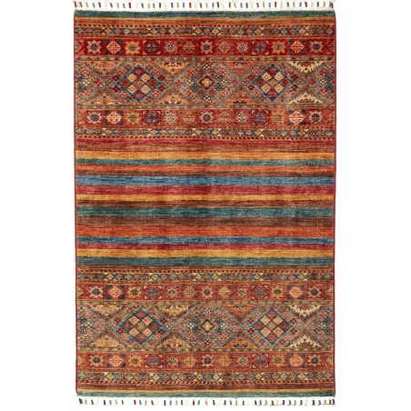 Tappeto Samarkand Pakistan marrone grigio 100x151