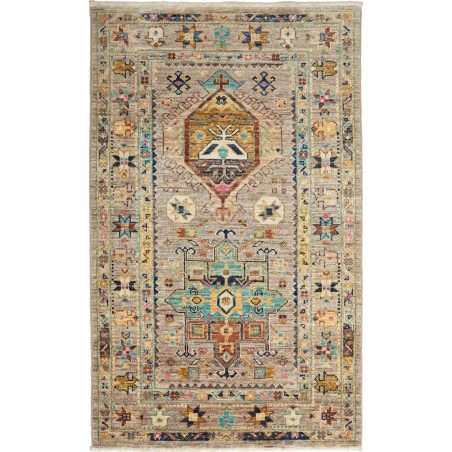 Tappeto Tribal Pakistan marrone grigio 82x131