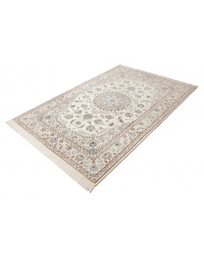 Tappeto Nain 9La Persia bianco verde 150x202