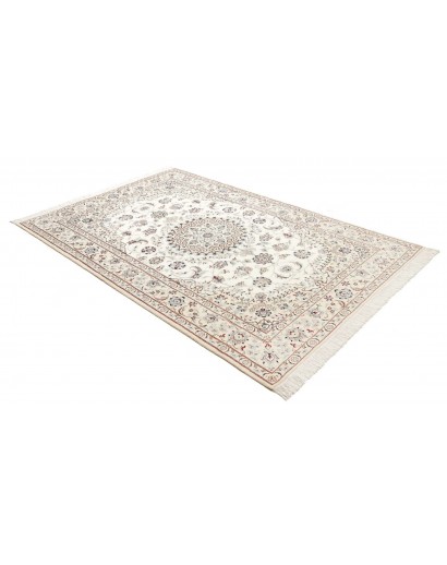 Tappeto Nain 9La Persia bianco verde 150x202
