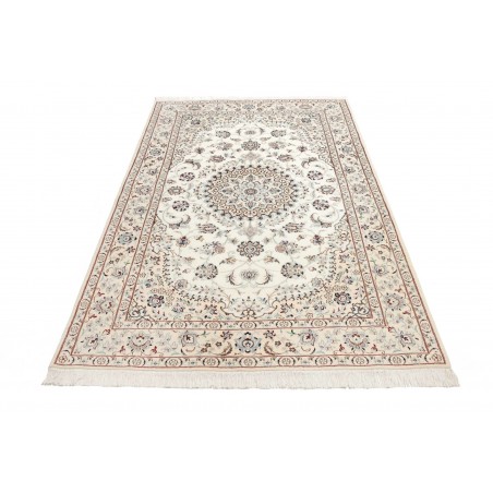 Tappeto Nain 9La Persia bianco verde 150x202