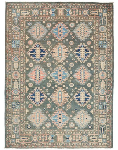 Tappeto Kazak Afghanistan bianco marrone 174x230