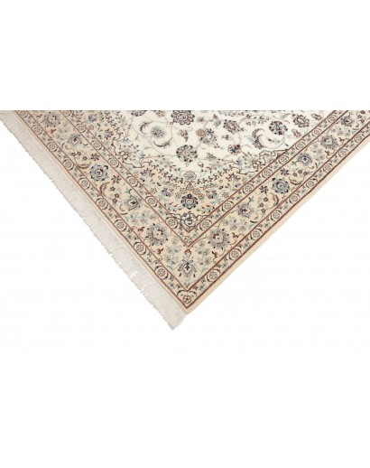 Tappeto Nain 9La Persia bianco verde 150x202