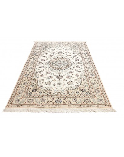 Tappeto Nain 9La Persia bianco verde 150x202