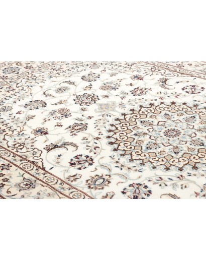 Tappeto Nain 9La Persia bianco verde 150x202