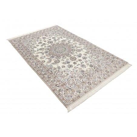 Tappeto Nain 9La Persia bianco grigio 133x220