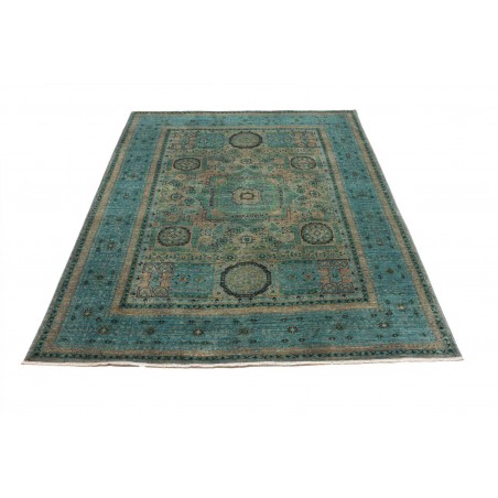 Tappeto Mamlouk Pakistan azzurro grigio 146x199