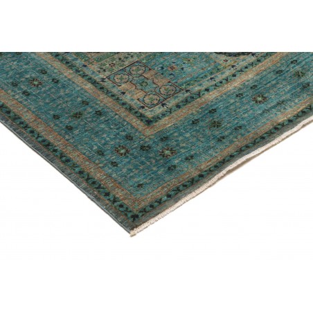 Tappeto Mamlouk Pakistan azzurro grigio 146x199