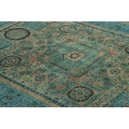 Tappeto Mamlouk Pakistan azzurro grigio 146x199