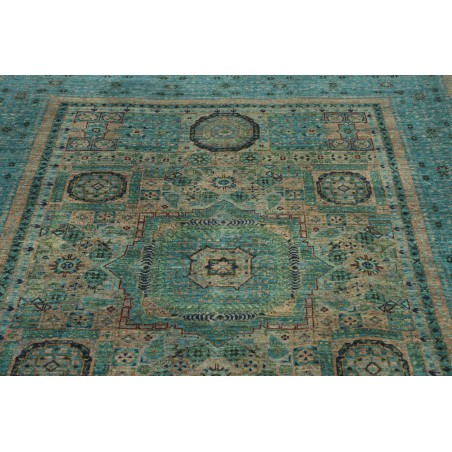 Tappeto Mamlouk Pakistan azzurro grigio 146x199