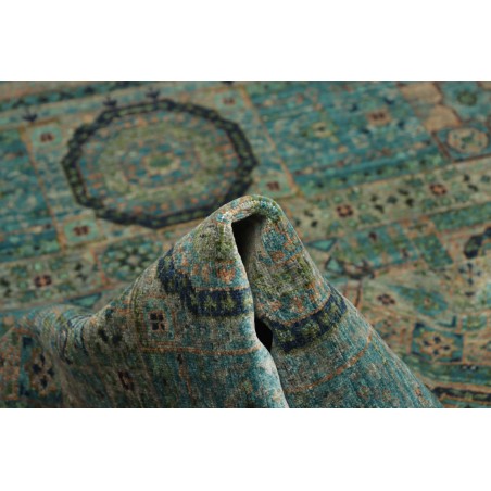 Tappeto Mamlouk Pakistan azzurro grigio 146x199