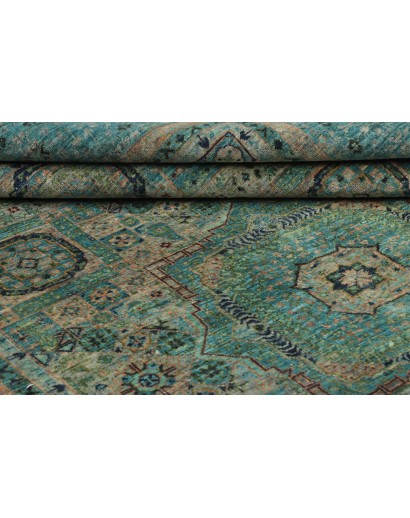 Tappeto Mamlouk Pakistan azzurro grigio 146x199