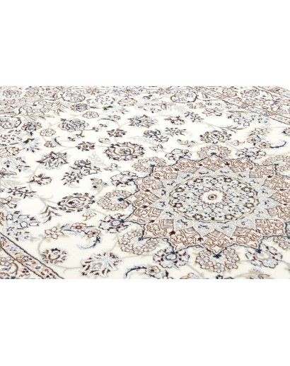 Tappeto Nain 9La Persia bianco grigio 133x220
