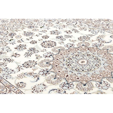 Tappeto Nain 9La Persia bianco grigio 133x220