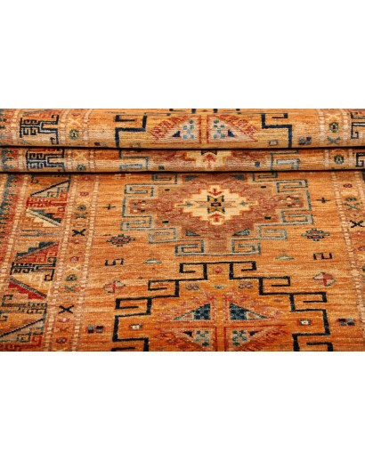 Tappeto Kazak Fine Pakistan arancione 79x252