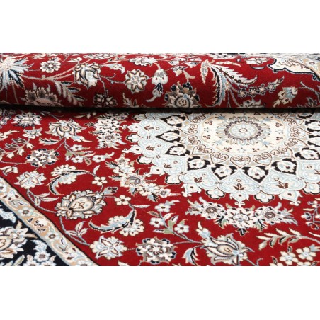 Tappeto Nain 9La Persia bianco marrone 147x246