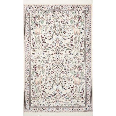 Tappeto Nain 9La Persia bianco grigio 103x163