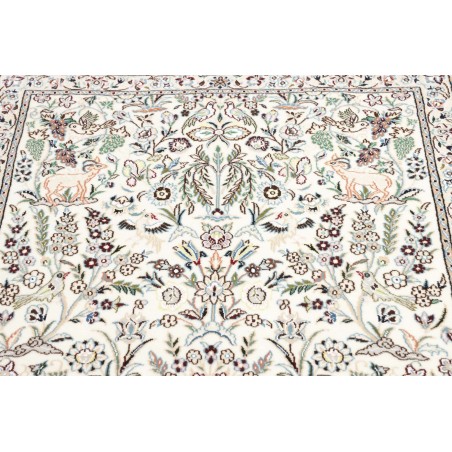 Tappeto Nain 9La Persia bianco grigio 103x163