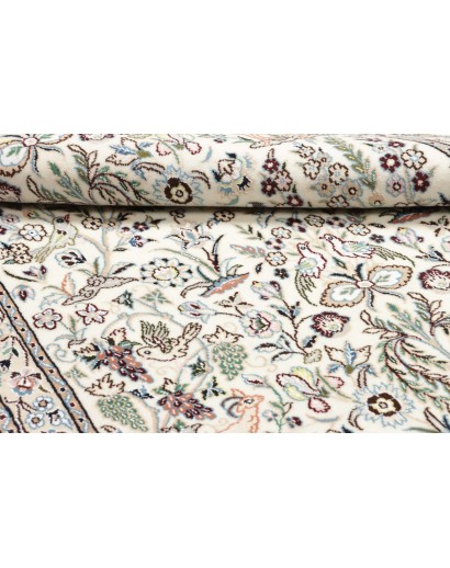 Tappeto Nain 9La Persia bianco grigio 103x163