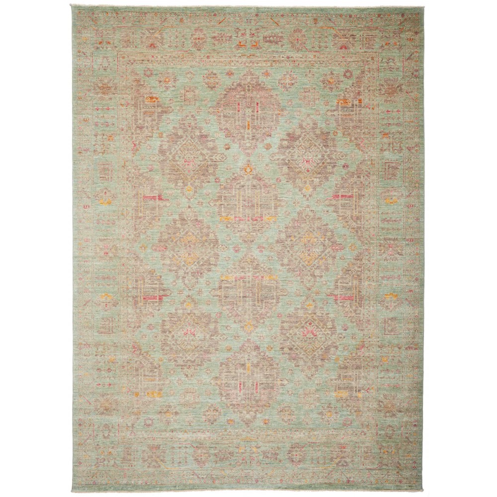 Tappeto Tribal Pakistan azzurro marrone 238x310