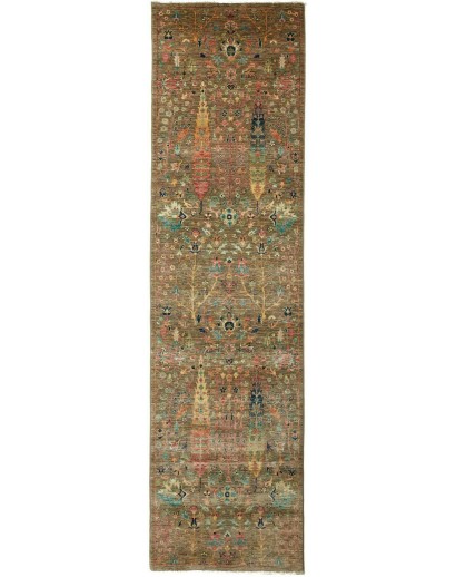 Tappeto Shahi Fine Pakistan azzurro 80x294