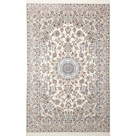 Tappeto Nain 9La Persia bianco grigio 130x202