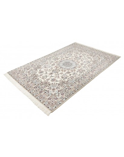 Tappeto Nain 9La Persia bianco grigio 130x202