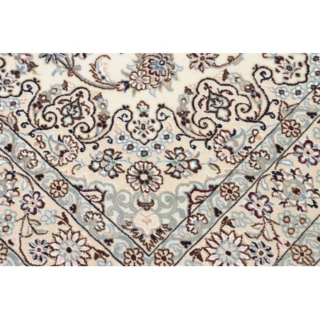 Tappeto Nain 9La Persia bianco grigio 130x202