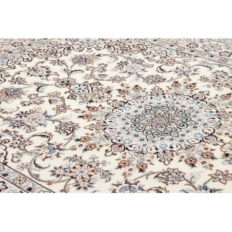 Tappeto Nain 9La Persia bianco grigio 130x202