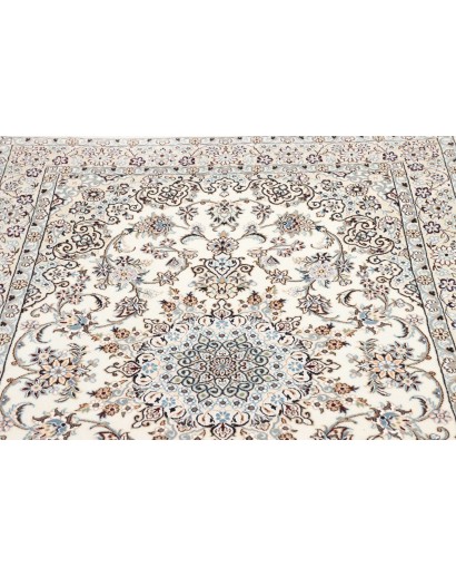 Tappeto Nain 9La Persia bianco grigio 130x202