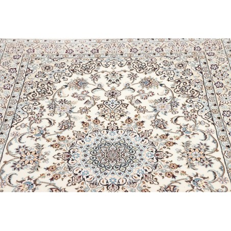 Tappeto Nain 9La Persia bianco grigio 130x202