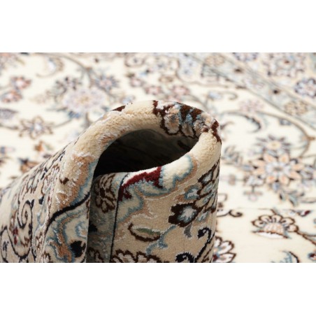 Tappeto Nain 9La Persia bianco grigio 130x202