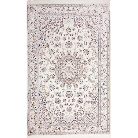 Tappeto Nain 9La Persia bianco grigio 140x220