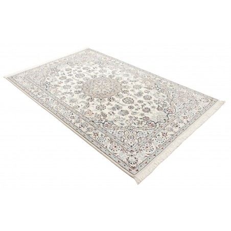 Tappeto Nain 9La Persia bianco grigio 140x220