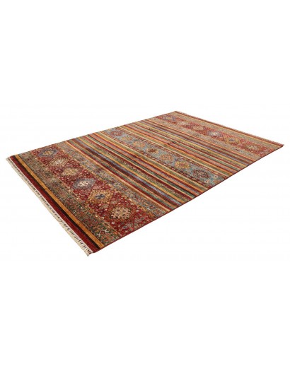 Tappeto Samarkand Pakistan marrone grigio 206x297