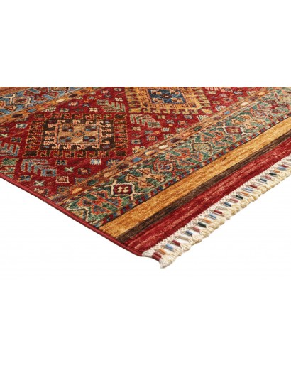 Tappeto Samarkand Pakistan marrone grigio 206x297