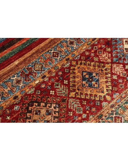 Tappeto Samarkand Pakistan marrone grigio 206x297