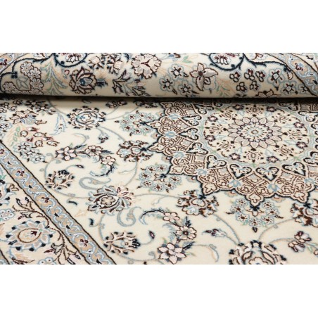 Tappeto Nain 9La Persia bianco grigio 140x220