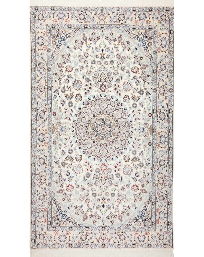 Tappeto Nain 9La Persia bianco azzurro 130x220