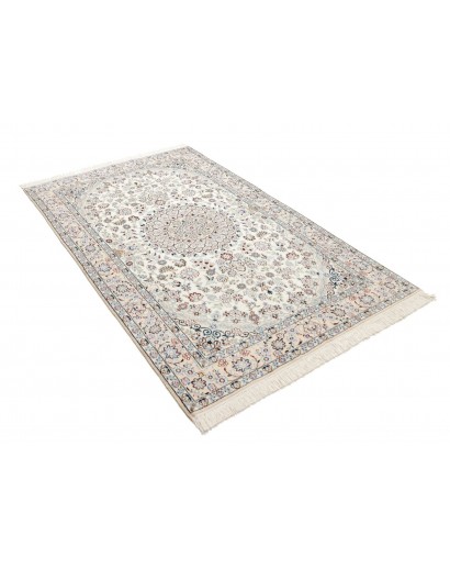 Tappeto Nain 9La Persia bianco azzurro 130x220