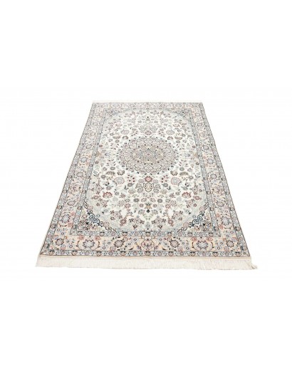 Tappeto Nain 9La Persia bianco azzurro 130x220