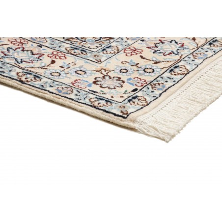 Tappeto Nain 9La Persia bianco azzurro 130x220