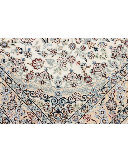 Tappeto Nain 9La Persia bianco azzurro 130x220